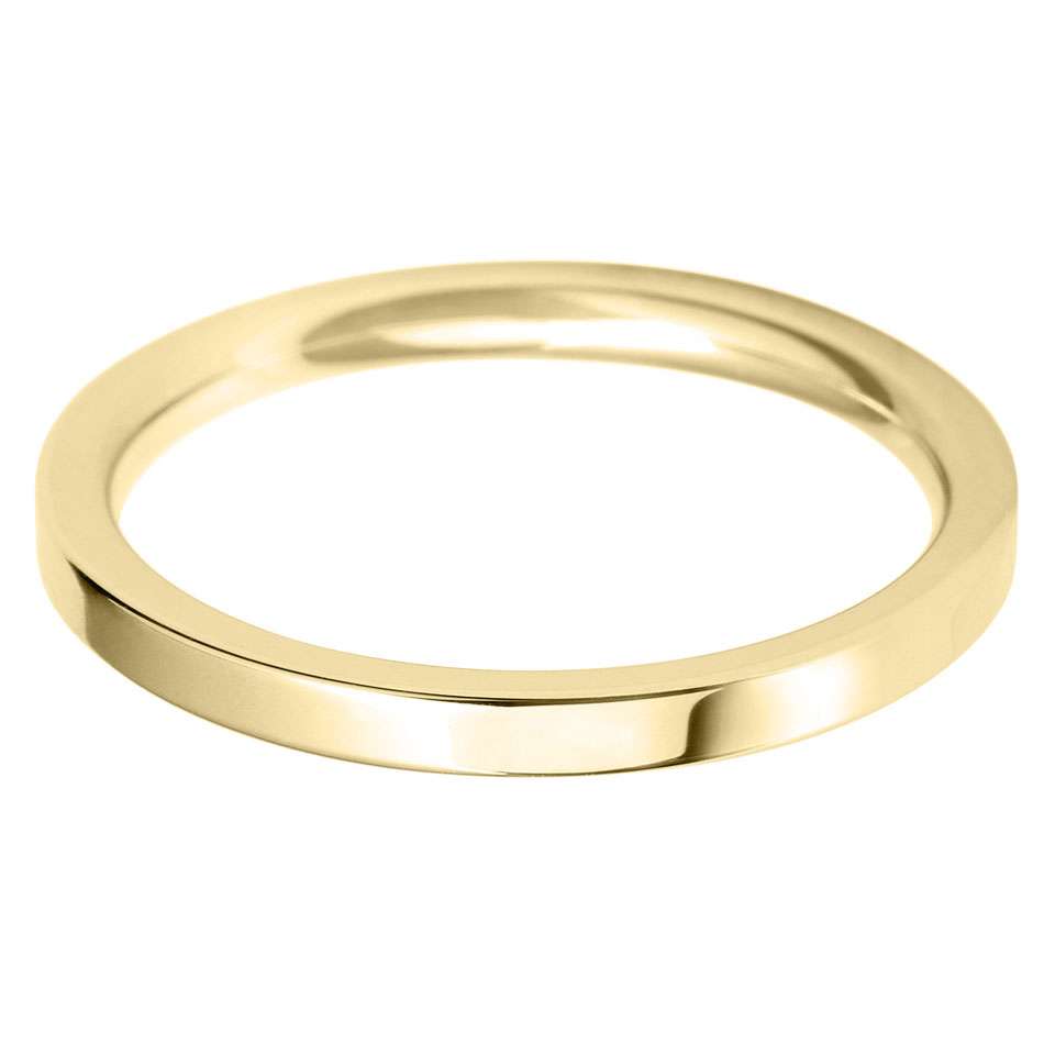 Flat Court Wedding Ring