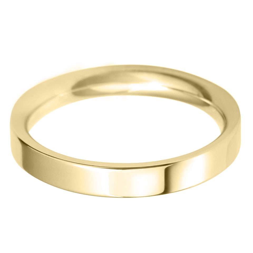 Flat Court Wedding Ring
