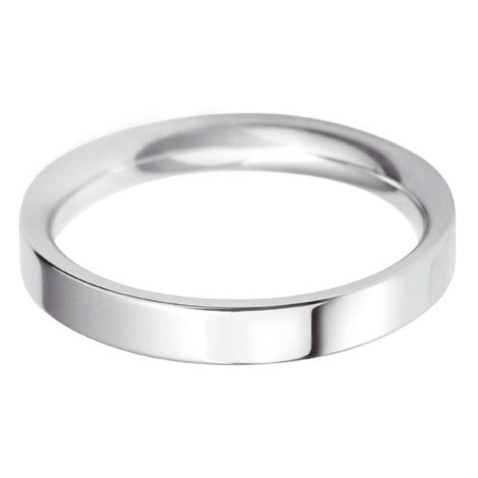 Flat Court Wedding Ring