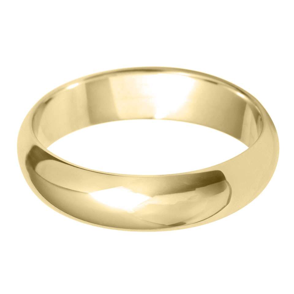D Shape Wedding Ring