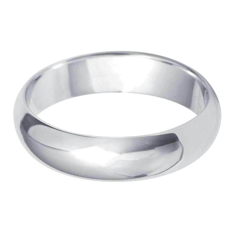 D Shape Wedding Ring
