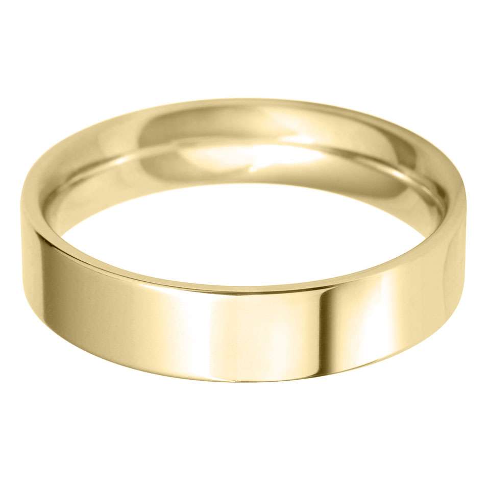 Flat Court Wedding Ring
