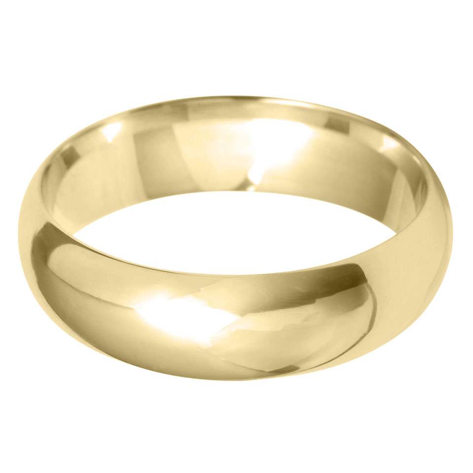 D Shape Wedding Ring