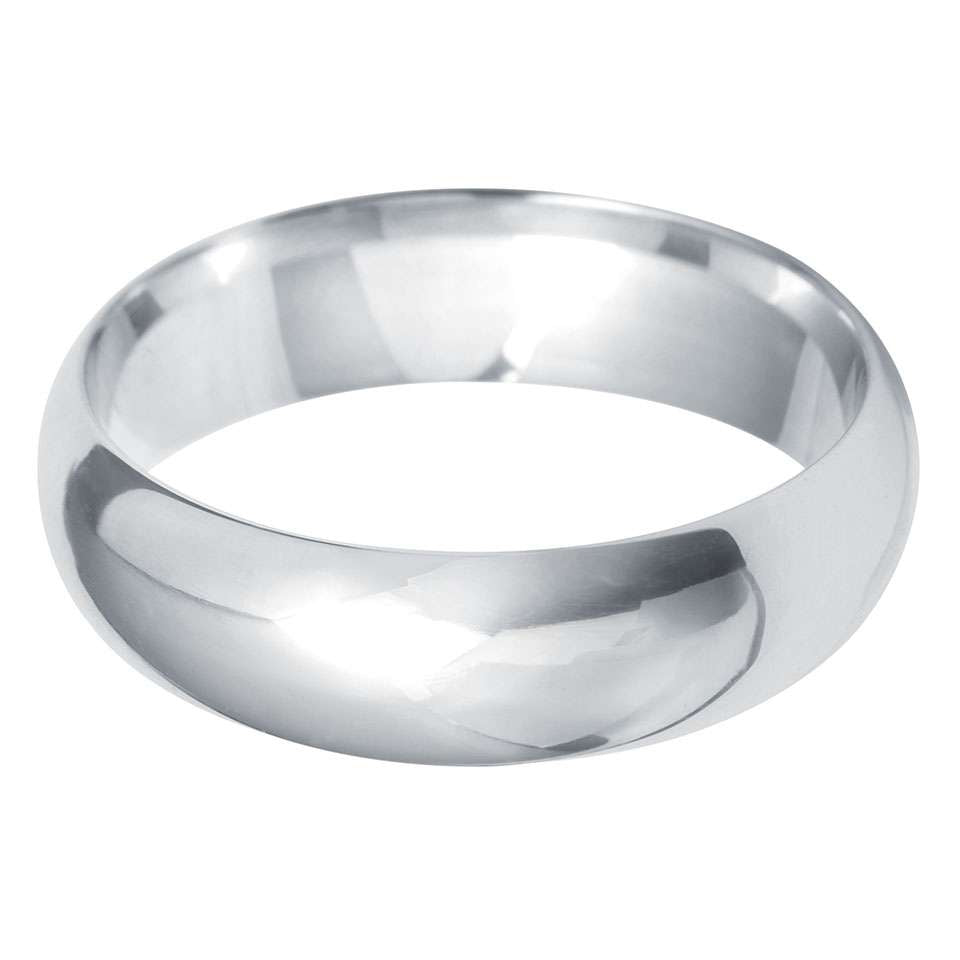 D Shape Wedding Ring