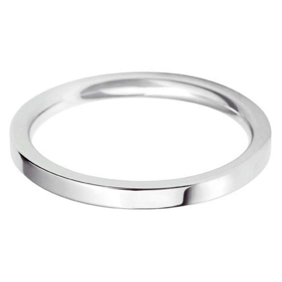 Flat Court Wedding Ring